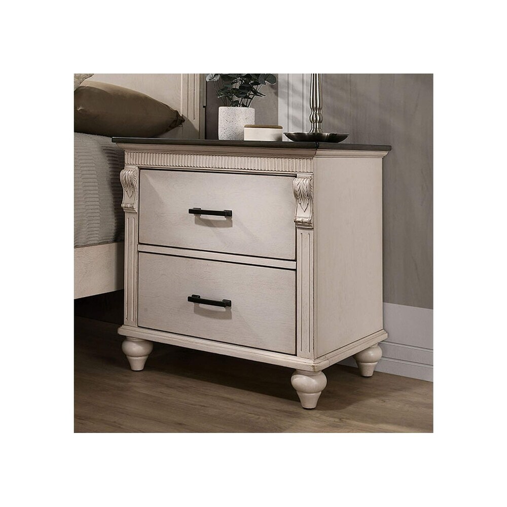 1pc Nightstand Solidwood Bedside Table