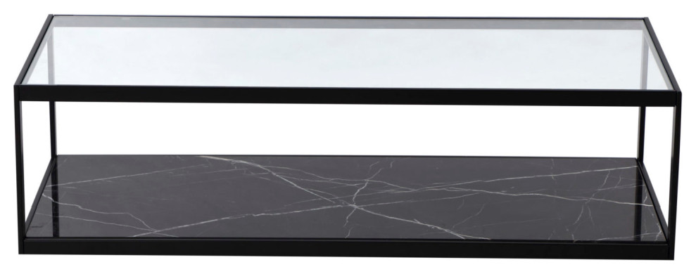 Rectangular Black Marble Coffee Table  Liang  ampEimil Tamon   Industrial   Coffee Tables   by Oroa   Distinctive Furniture  Houzz