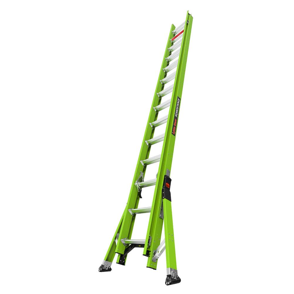 HyperLite SumoStance 28 ft Type IA Fiberglass Extension Ladder