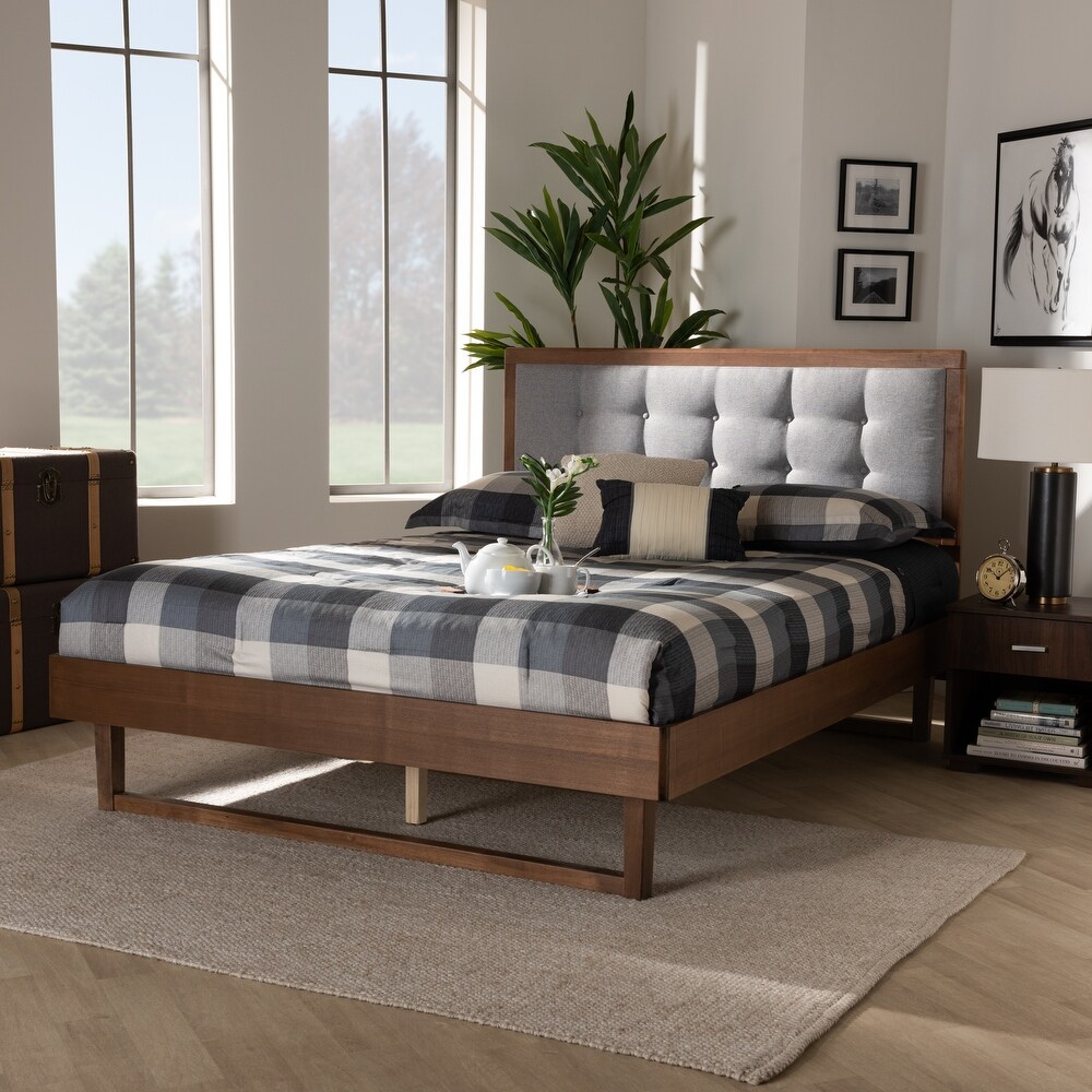 Viviana Modern and Contemporary Platform Bed