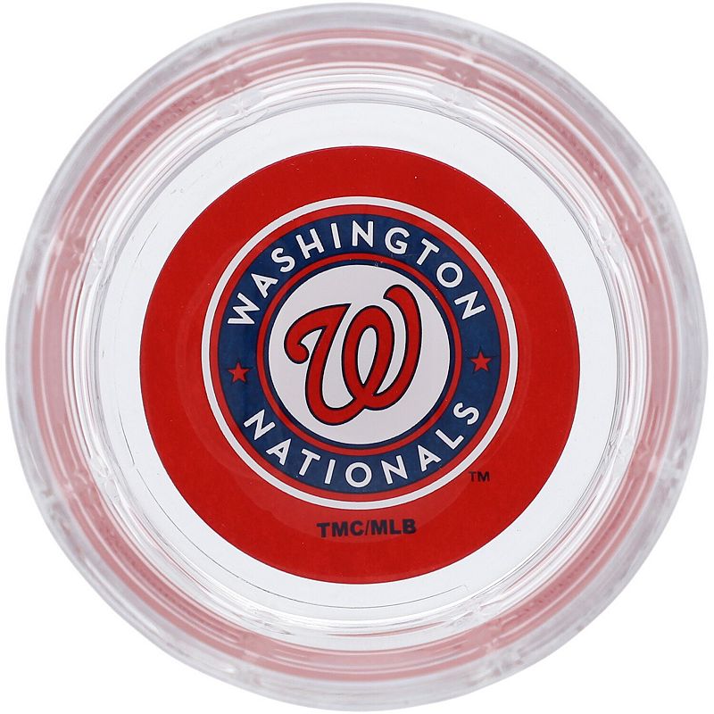 Washington Nationals 10oz. Team Bottoms Up Squared Rocks Glass