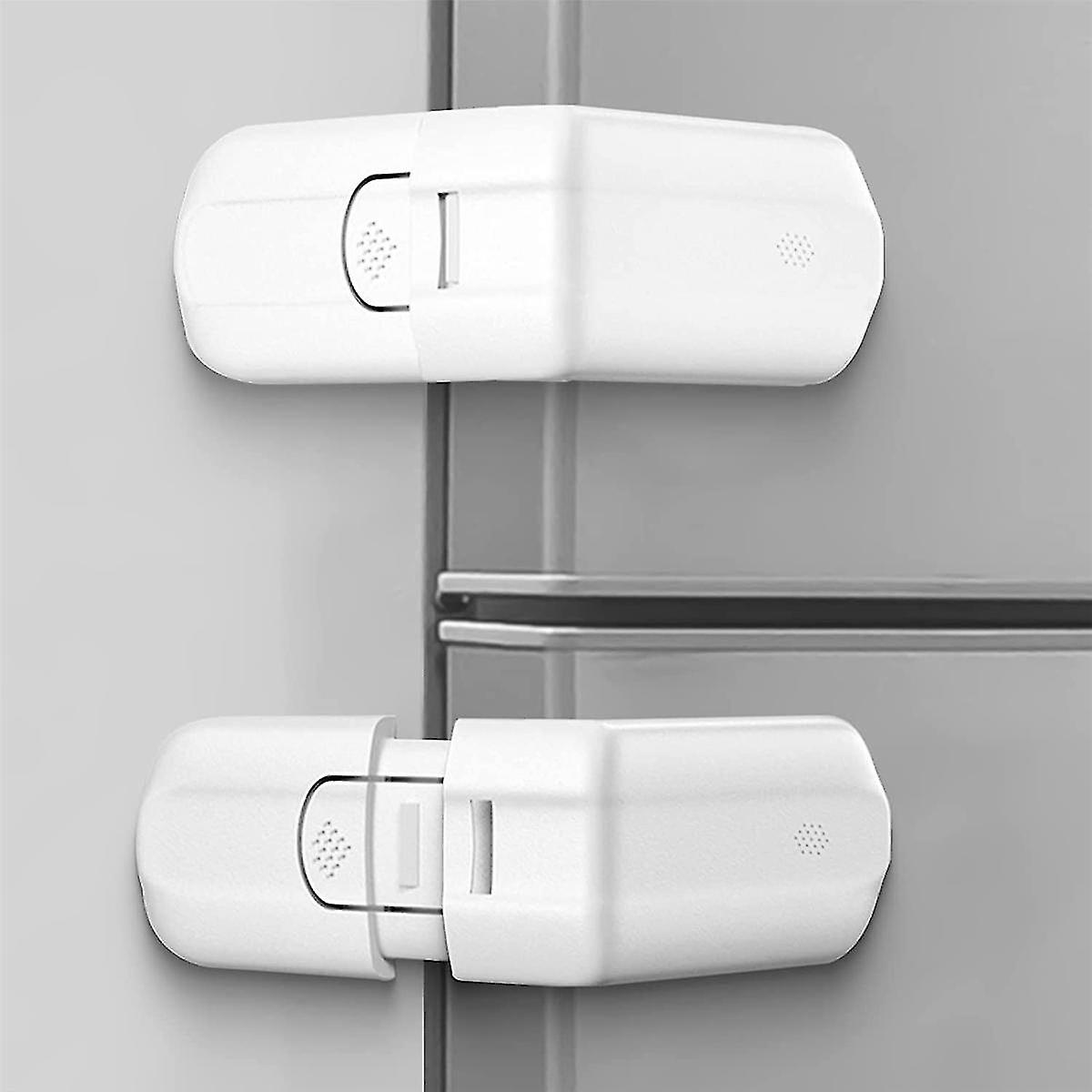 2pcs Child Safety Refrigerator Lock Fridge Freezer Door Proof Locks，kids Safety Cabinet Locks