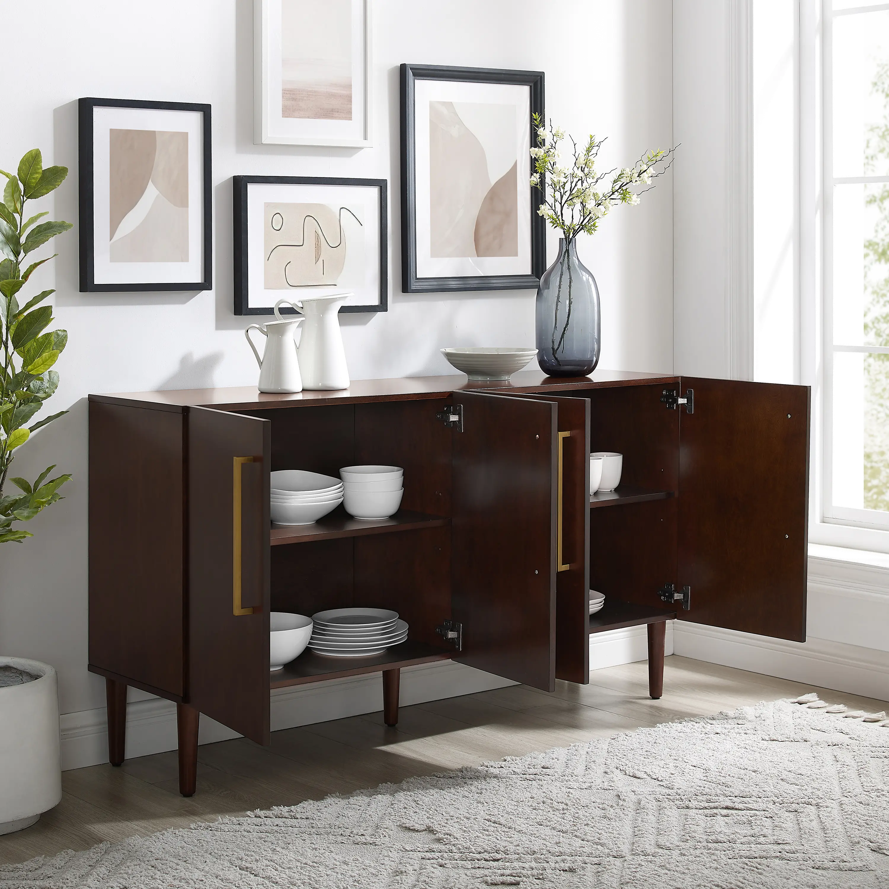 Everett Brown Dining Room Sideboard