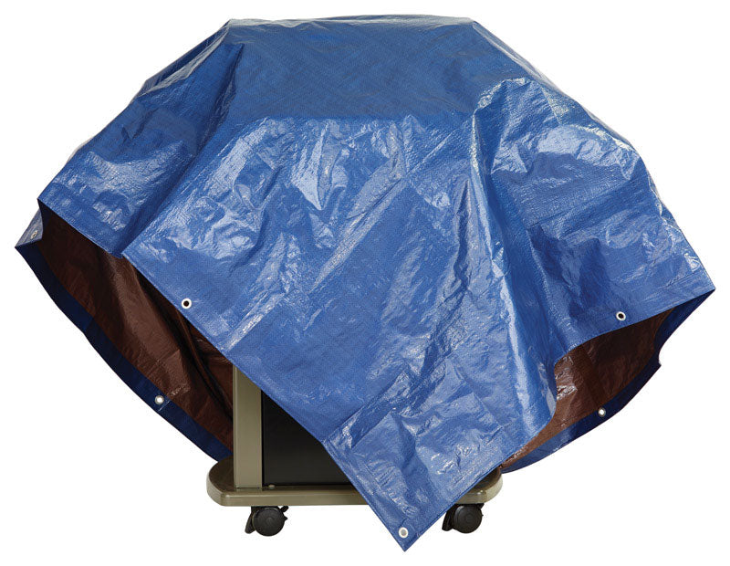 TARP POLY BLUE/BRN 10X12