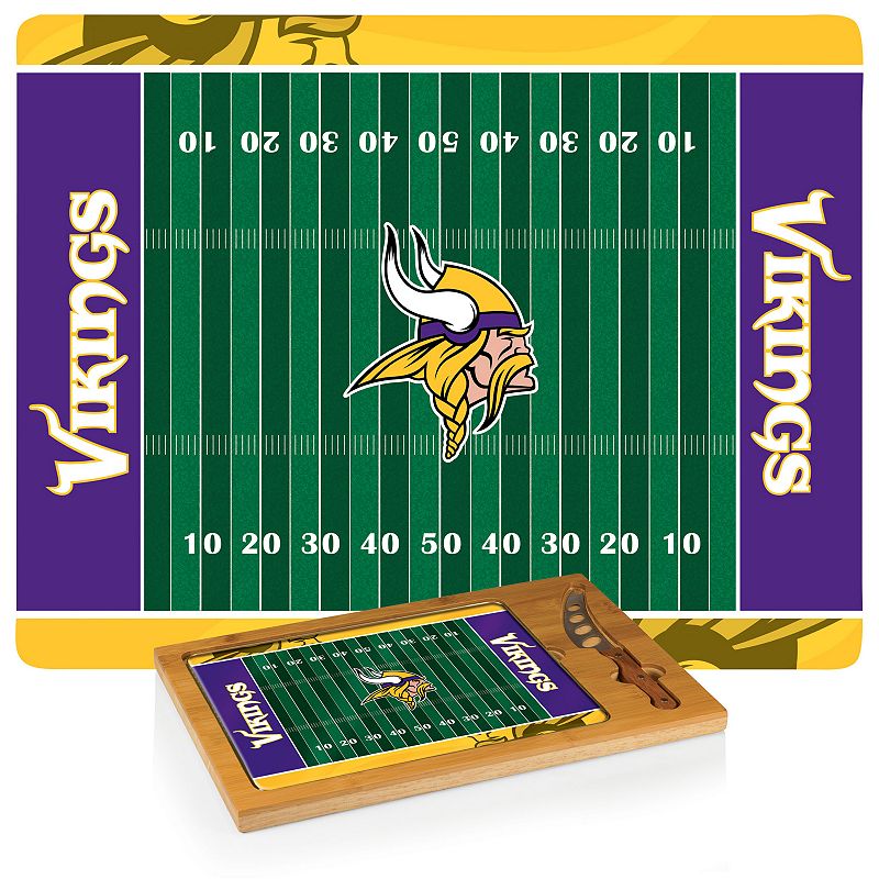 Picnic Time Minnesota Vikings Cutting Board Serving Tray