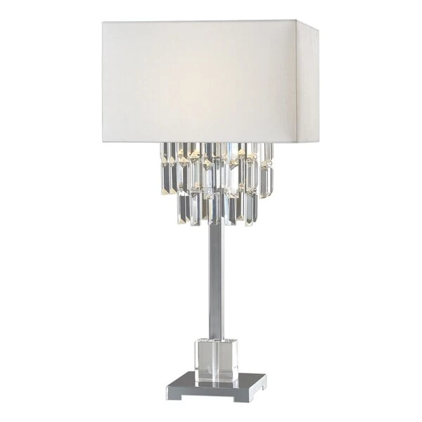 Uttermost Resana Polished Nickel Plated 1-light Table Lamp