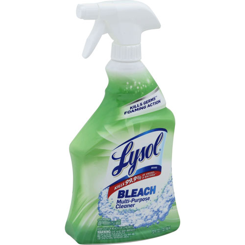 Reckitt Benckiser Lysol Multi-Purpose Cleaner with Bleach | 32oz Spray Bottle | RAC78914