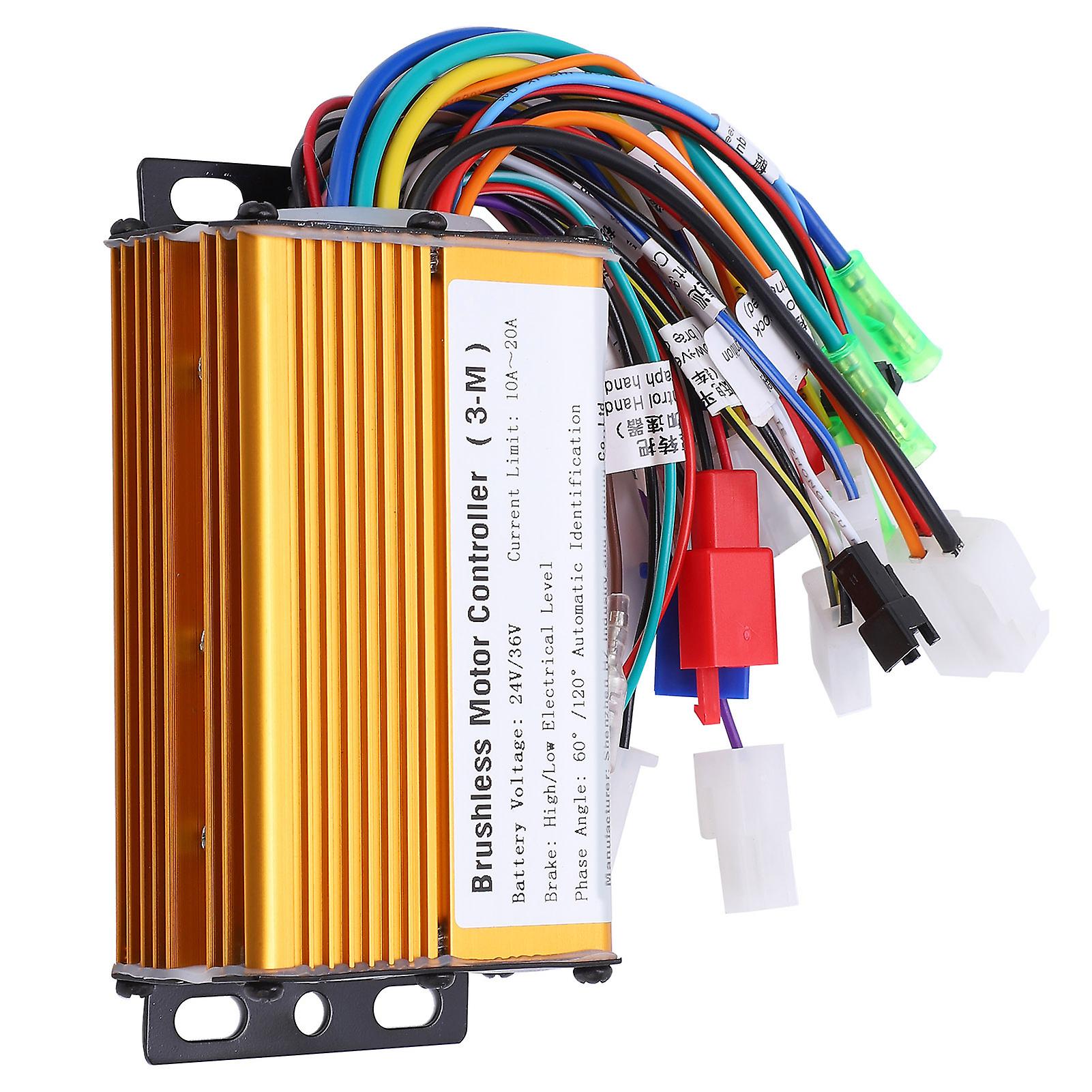 6 Tube 3 Mode Sine Wave Controller Electric Bike Scooter Brushless Speed Motor Controller24-36v