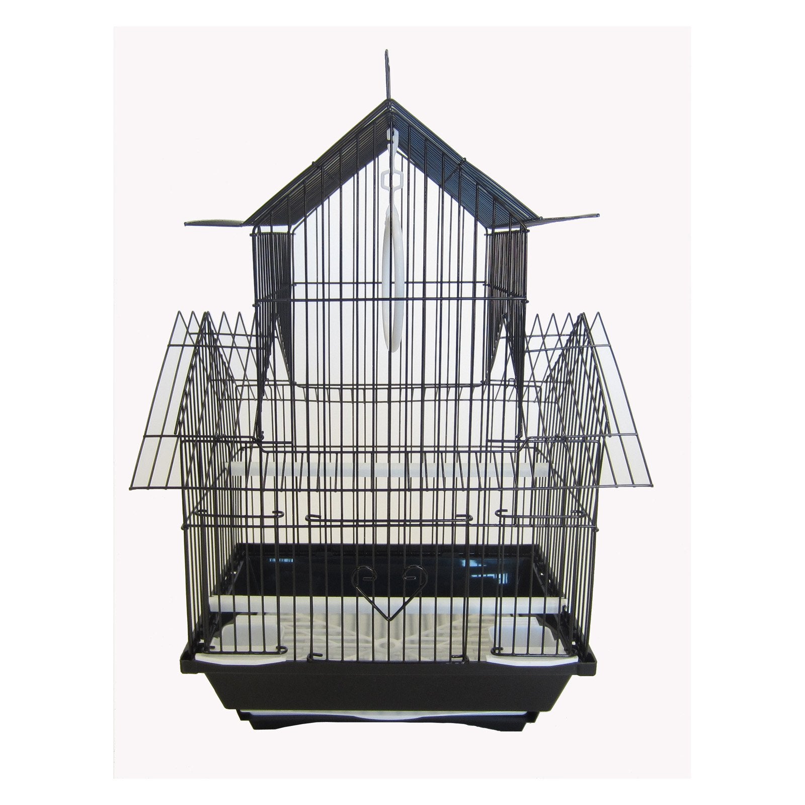 YML A1144BLU Pagoda Top Cage， Small