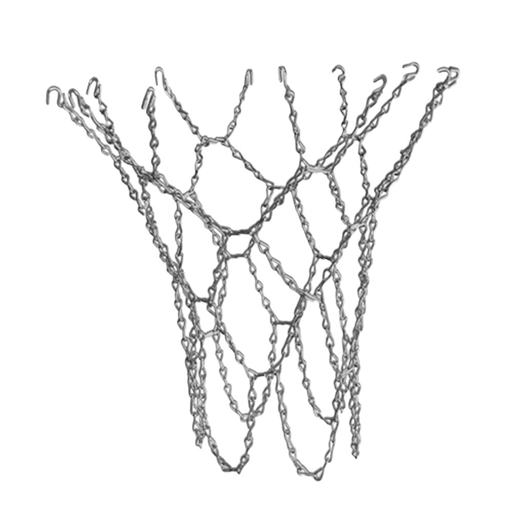 Heavy Duty Galvanized Steel Chain Basketball Any Standard Basketball Hoop for Sports Recreational Basketball Courts