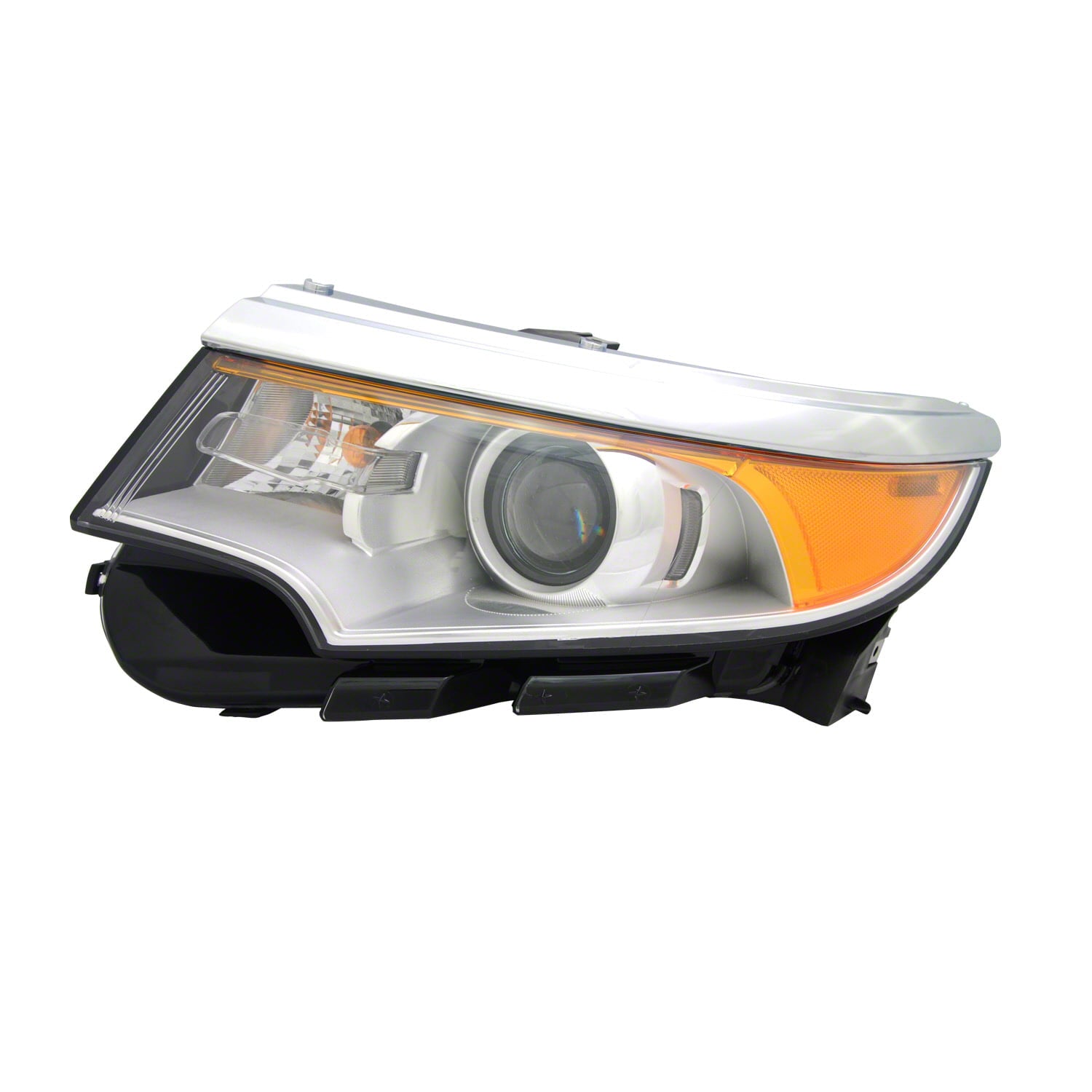 KAI New Standard Replacement Driver Side Headlight Assembly， Fits 2011-2014 Ford Edge