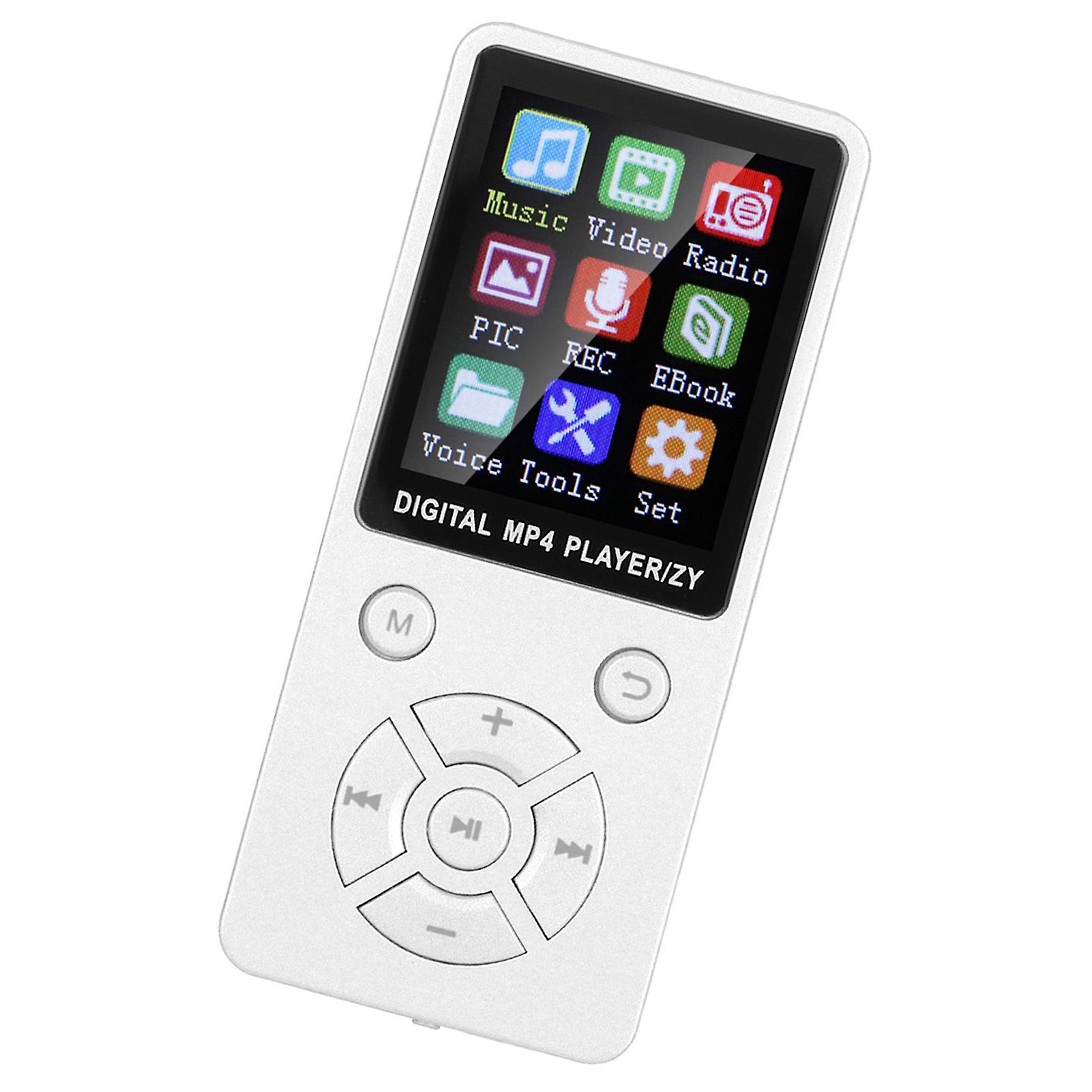 T1 Music Mp3 Player Bluetooth Support 32g Memory Eightdiagram Tactics Buttons White