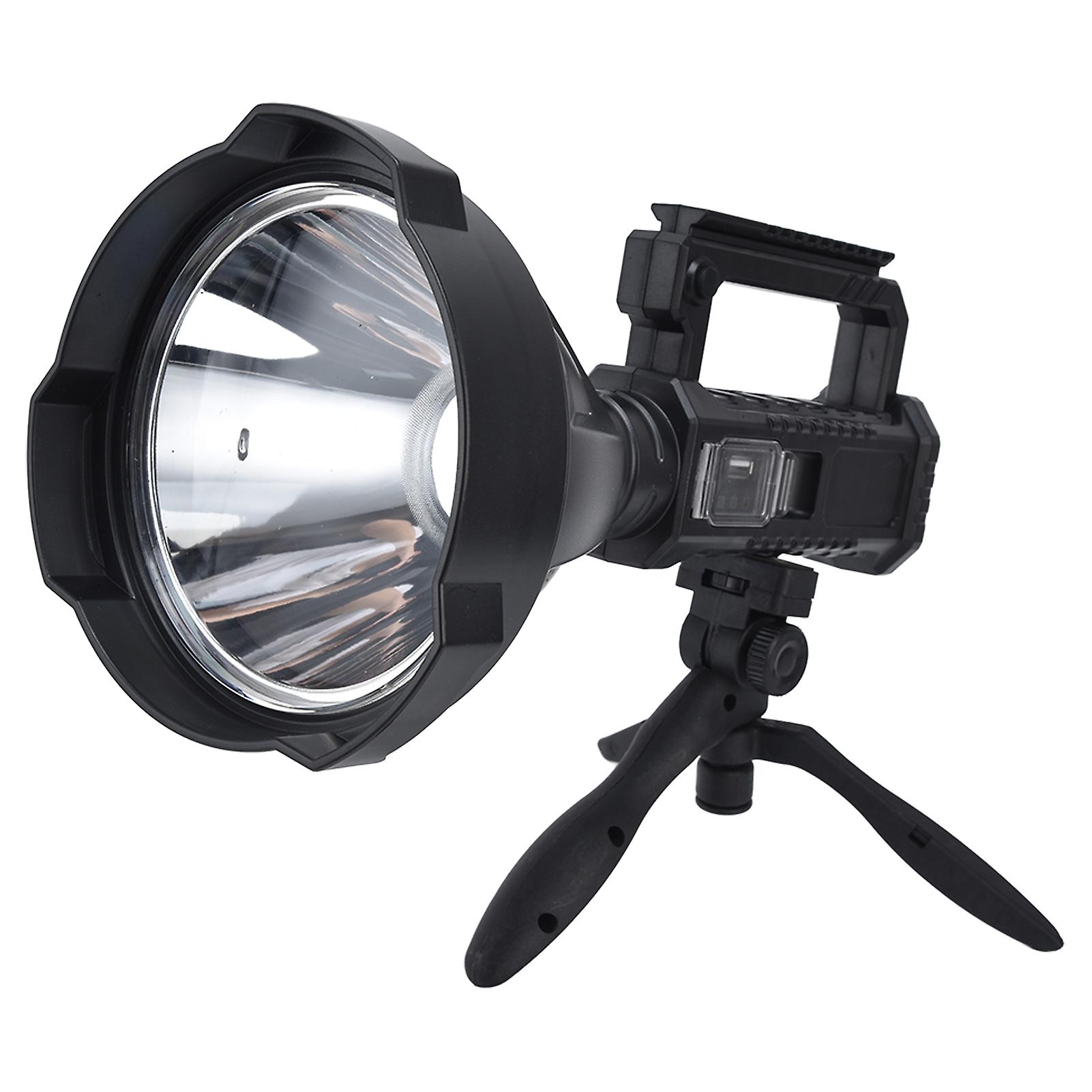 P50 Super Bright LED Searchlight Dual Light Source USB Rechargeable Waterproof Spotlight for Adventure Tourism