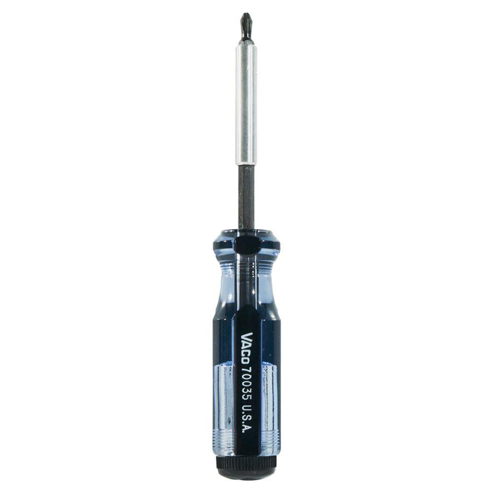 7-1/4 In. Magnetic Screwdriver Set with Interchangeable Bits