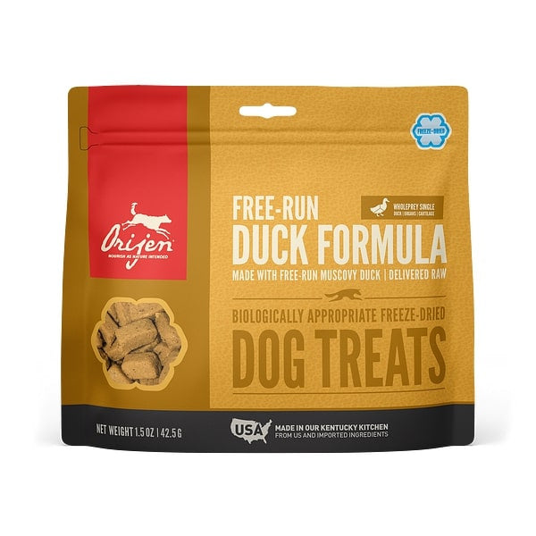 ORIJEN Freeze Dried Free Run Duck Dog Treats andndash; Pet Empire and Supplies