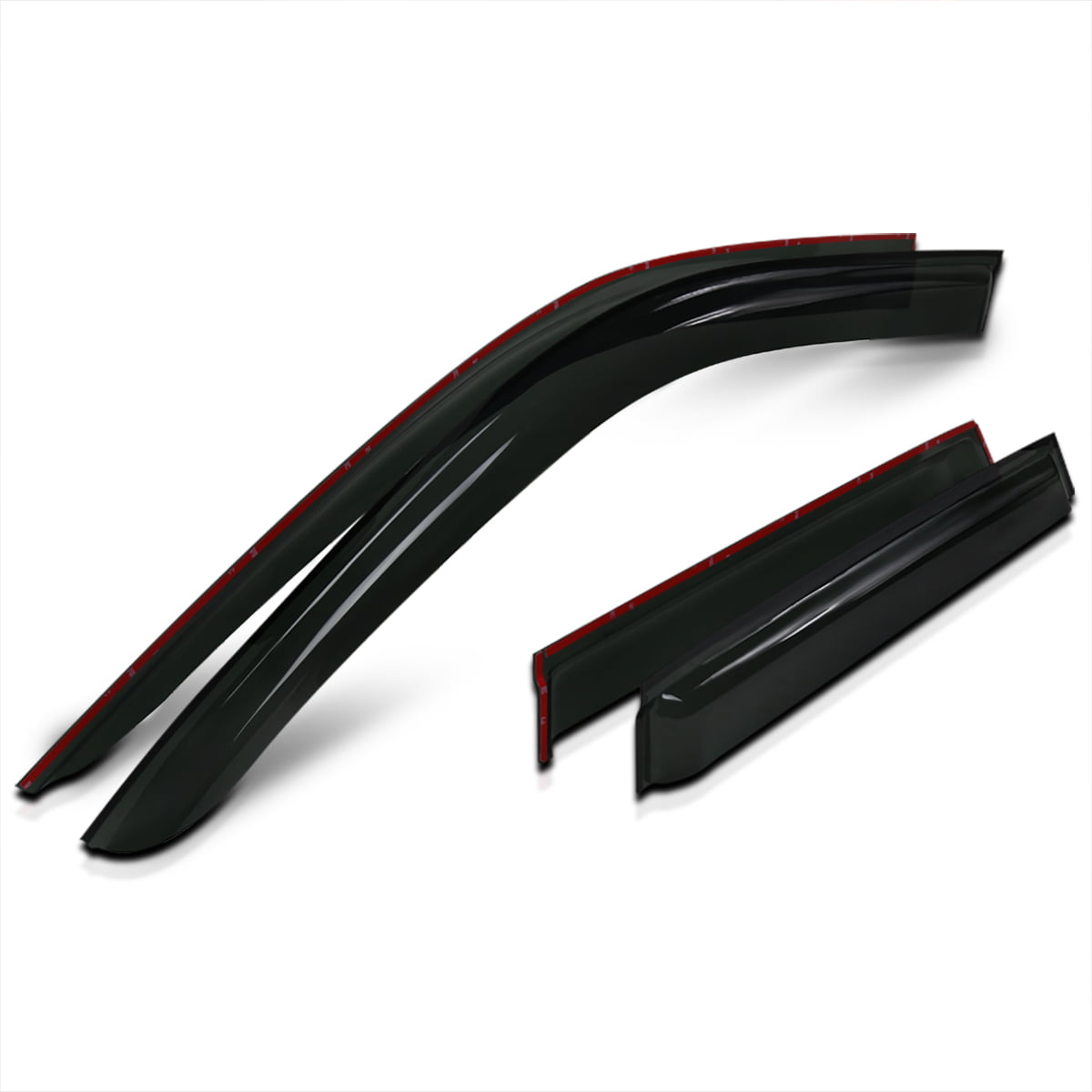 Spec-D Tuning Window Visors Rain Guard Vent Shade Deflector 4Pc Compatible with Chevrolet Chevy Trailblazer 2002-2009