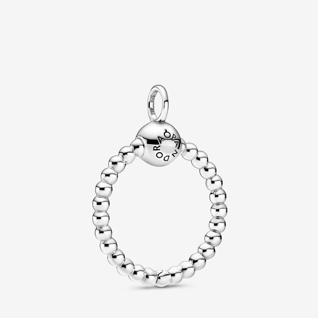 PANDORA  Pandora Moments Small Beaded O Pendant