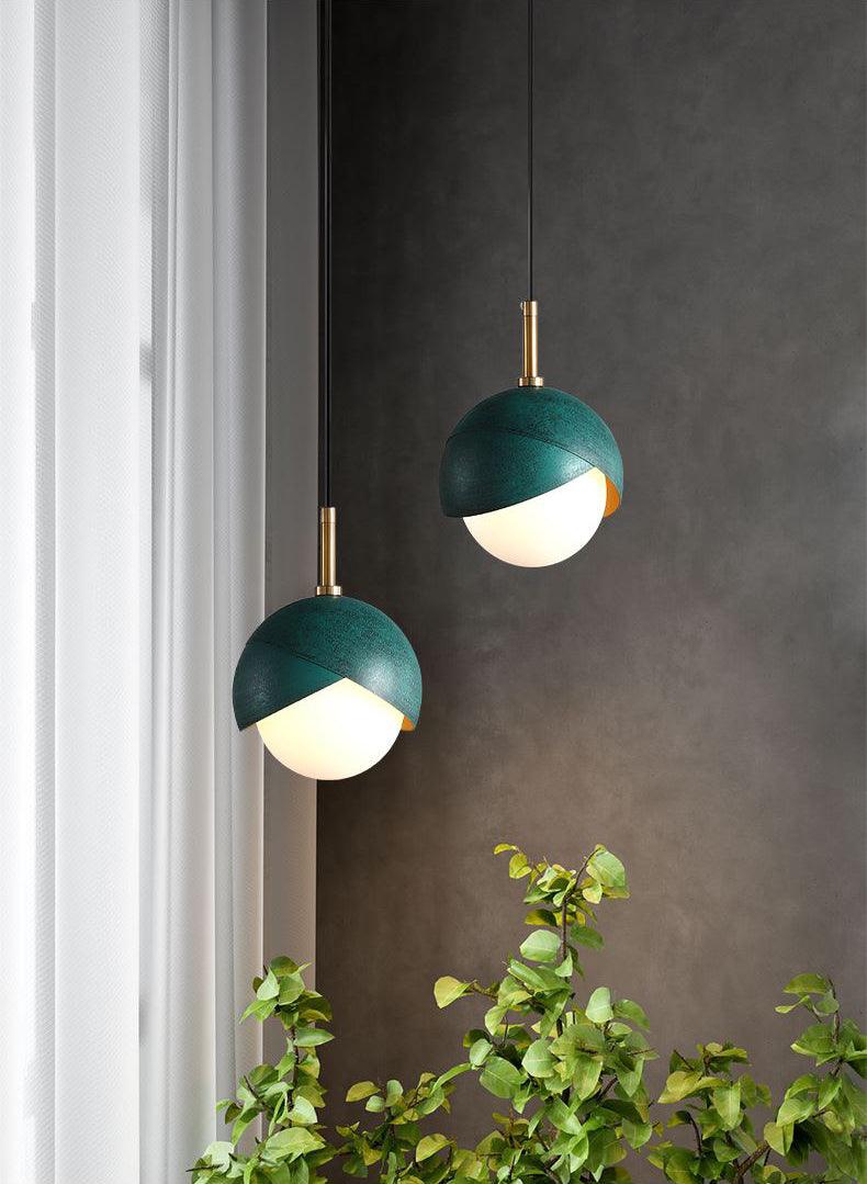 Blue Drop Pendant Light