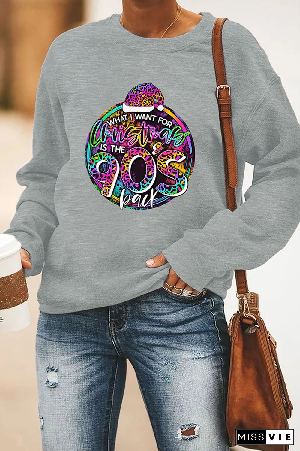 What I Want For Christmas Is The 90's Back Sweatshirt Wholesale