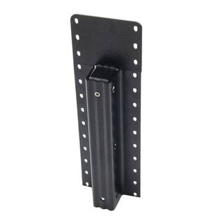 88 in. Black Metal Post with Double Powdercoat (with Top Plate) LTP 76220