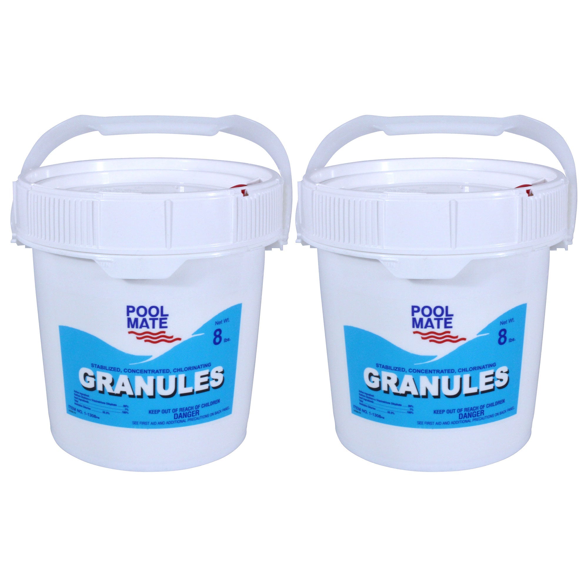 Pool Mate Chlorinating Granules – 2 x 8 Lb Buckets