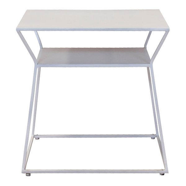 Aurelle Home Modern Iron Side Table