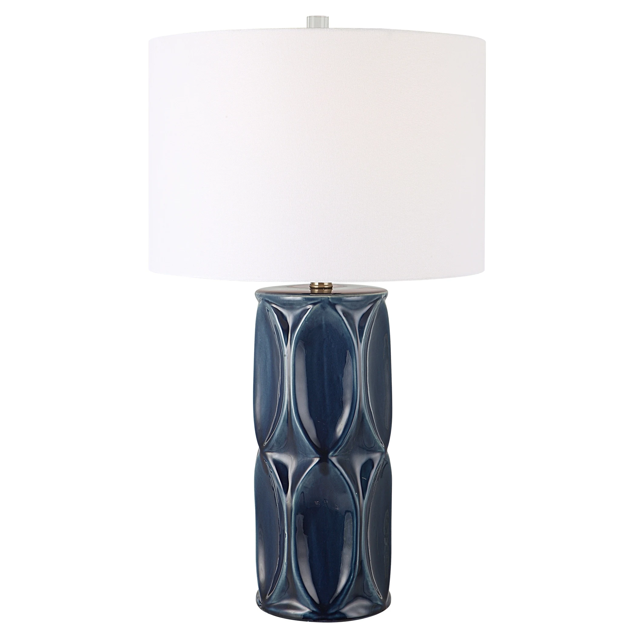 Uttermost Sinclair Blue Table Lamp - 15 W x 26.5 H x 15 D (inches)