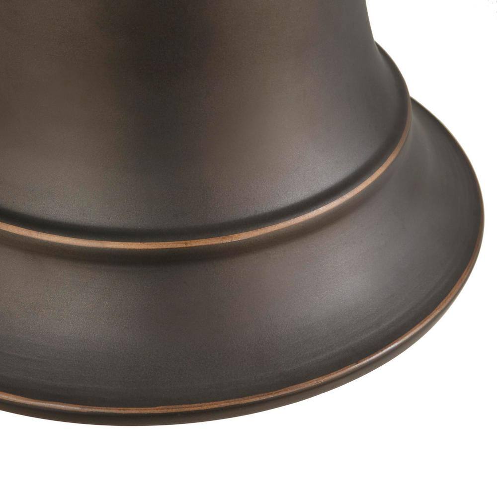 Home Decorators Collection 1-Light Oil Rubbed Bronze Outdoor Wall Lantern Sconce Dark Sky Compliant HD-1710