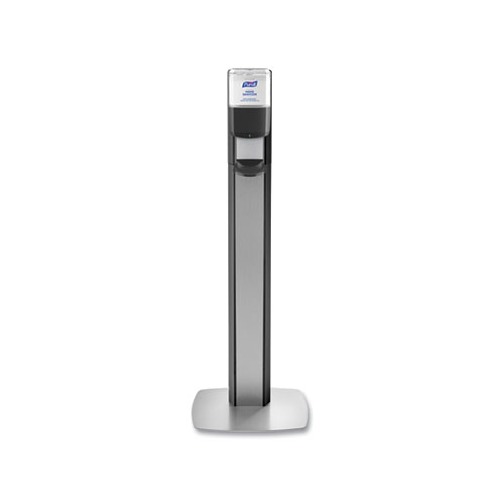 Purell MESSENGER ES6 Graphite Panel Floor Stand with Dispenser  GOJ7316DSSLV