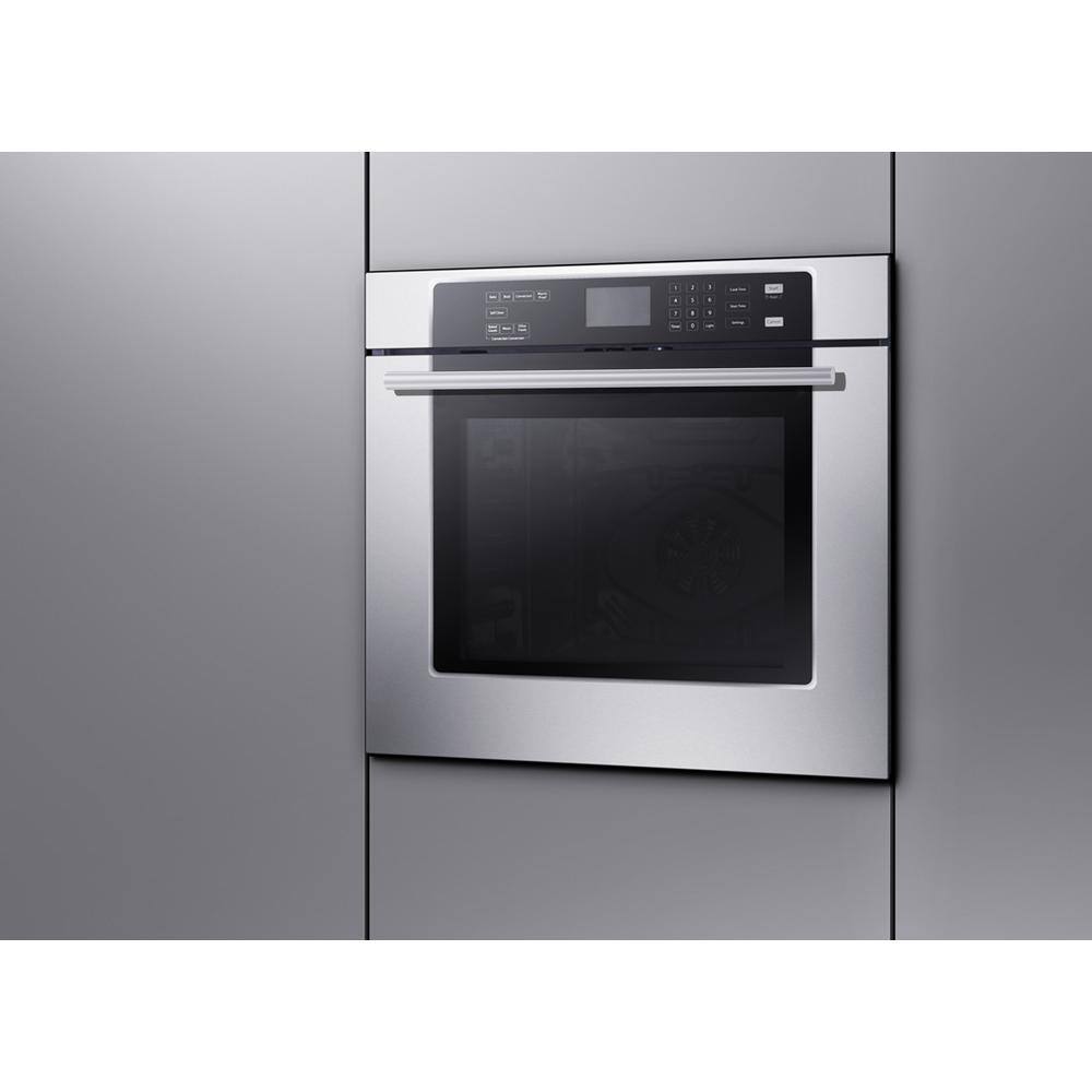 Forno Villarosa 30 in. Single Electric Wall Oven Self-Cleaning with Convection in Stainless Steel FBOEL1358-30