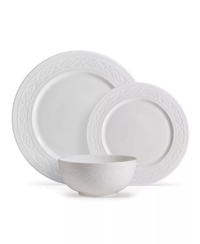 Mikasa Haven Bone China 12 Piece Dinnerware Set Service for 4