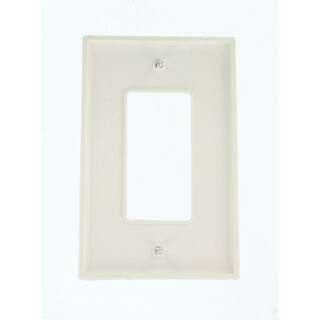 Leviton Decora 1-Gang White DecoratorRocker Midway Nylon Wall Plate (10-Pack) M52-0PJ26-0WM