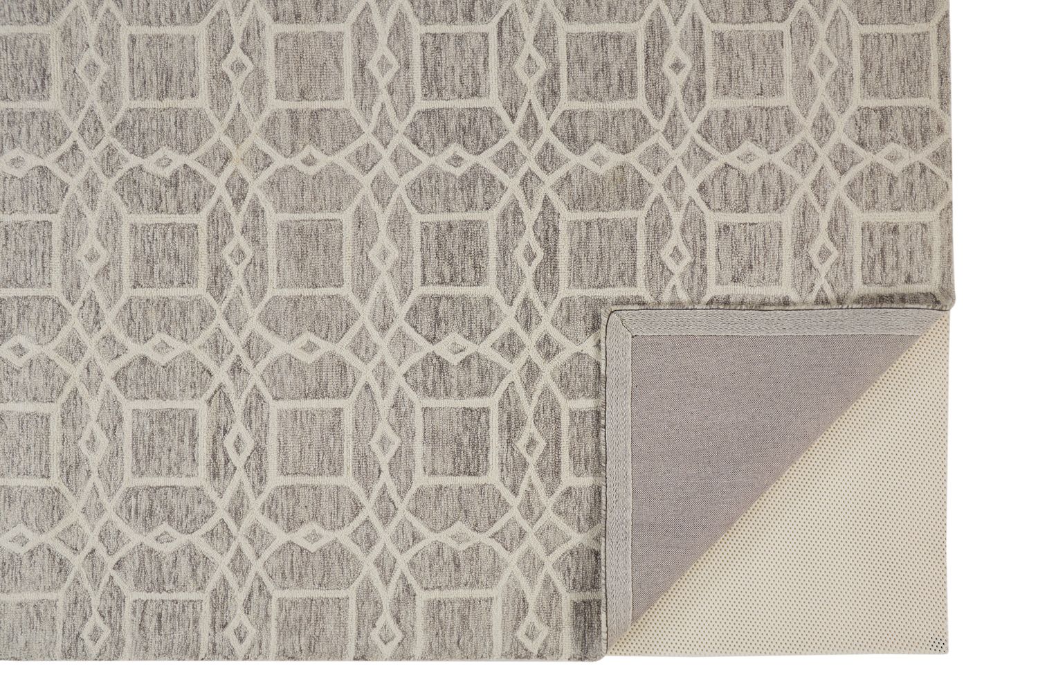 Veran Gray and Ivory Rug by BD Fine