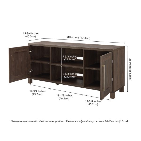 Chabot Rectangular TV Stand for TV's up to 65