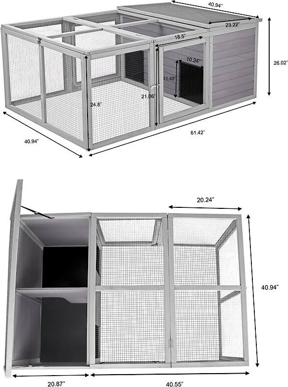 Aivituvin 26-in Chicken Coop