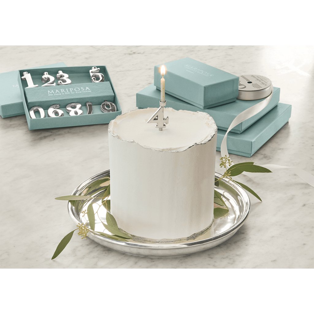 Mariposa  Candle Number Holder Set