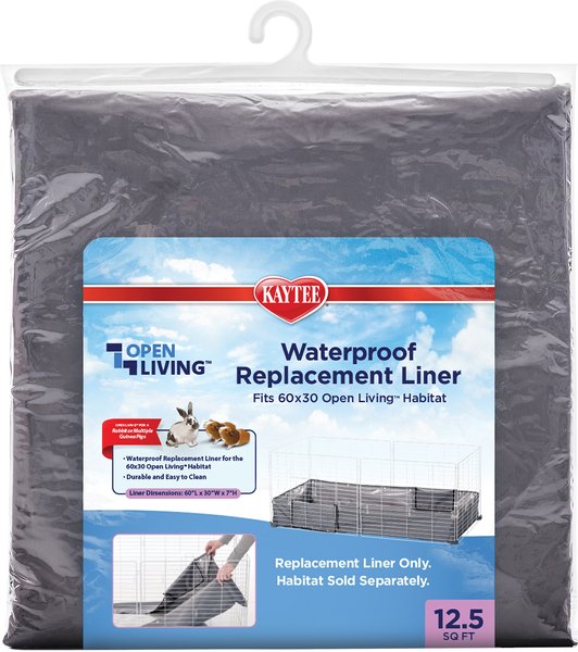 Kaytee Open Living Waterproof Small Pet Habitat Replacement Liner