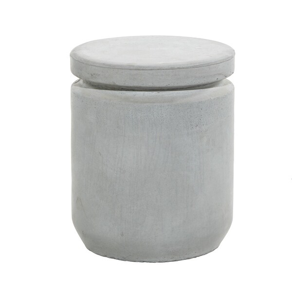 Fiber clay Industrial Outdoor Stool 17 x 15 x 15