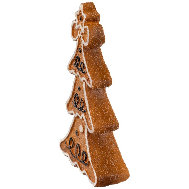 Frosted Gingerbread Christmas Tree Figurine