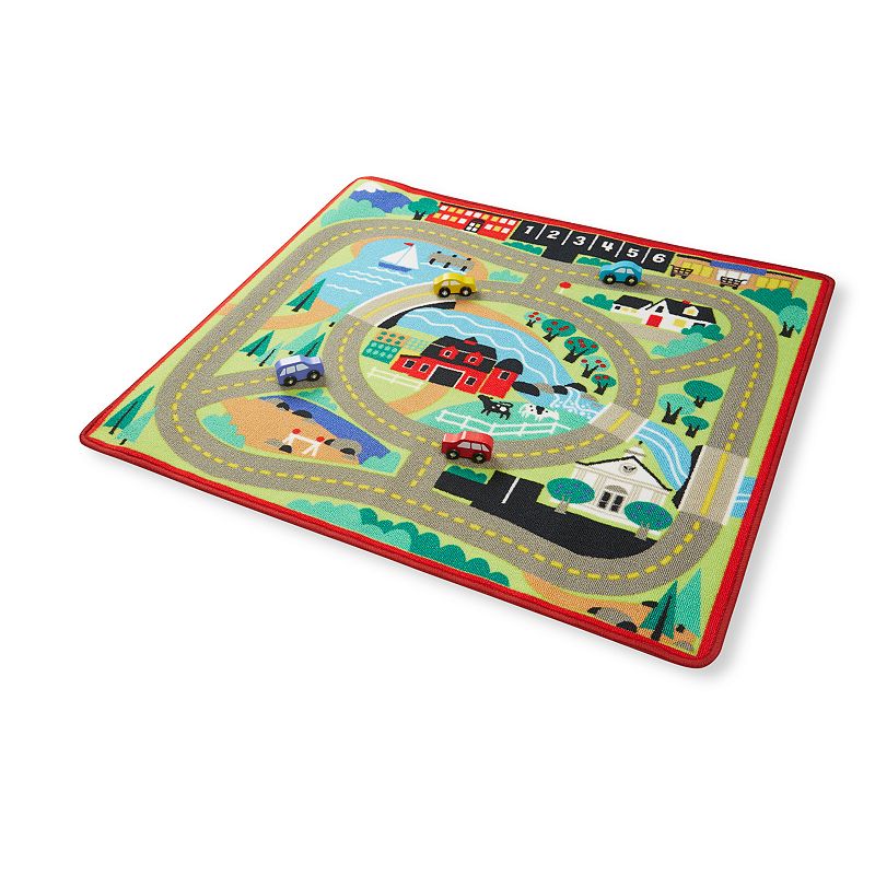 Melissa and Doug Round the Town Road Rug