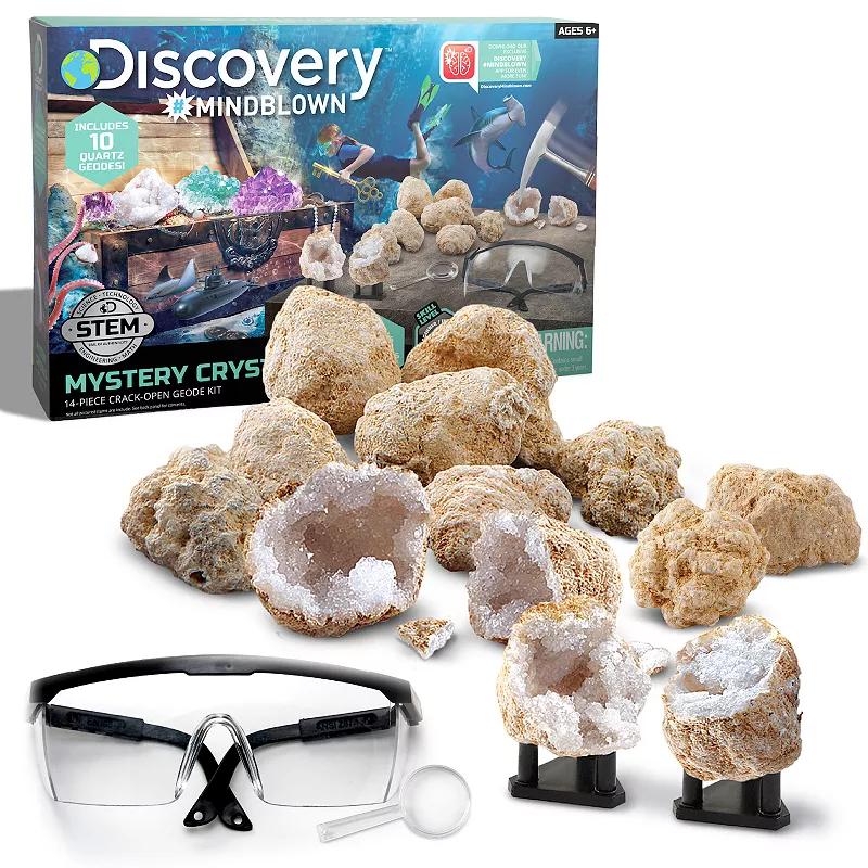 Discovery #Mindblown Geode Crystal Excavation Kit