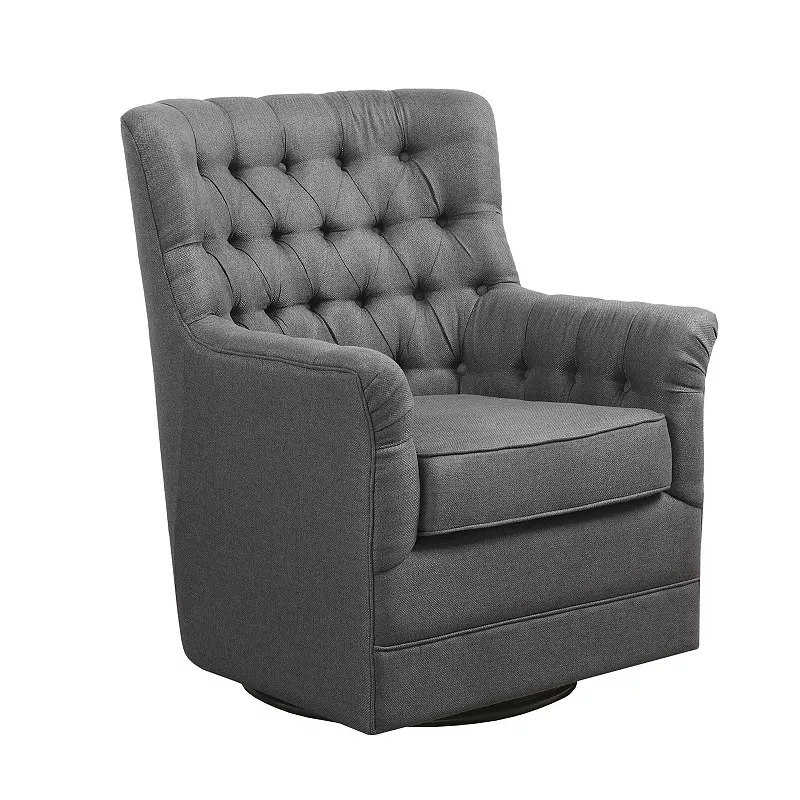 Madison Park Rae Swivel Glider Accent Chair