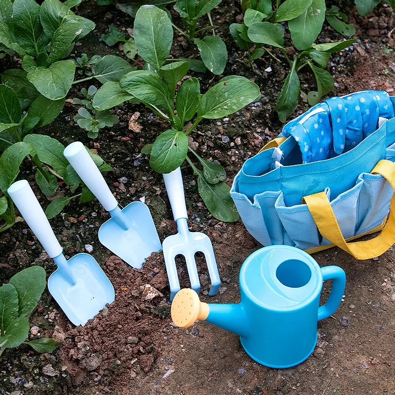 OEM Custom Colorful New Style Children's Garden Garden Planting Supplies Outdoor Indoor Toys Gift Mini Garden Set for Boys Girls