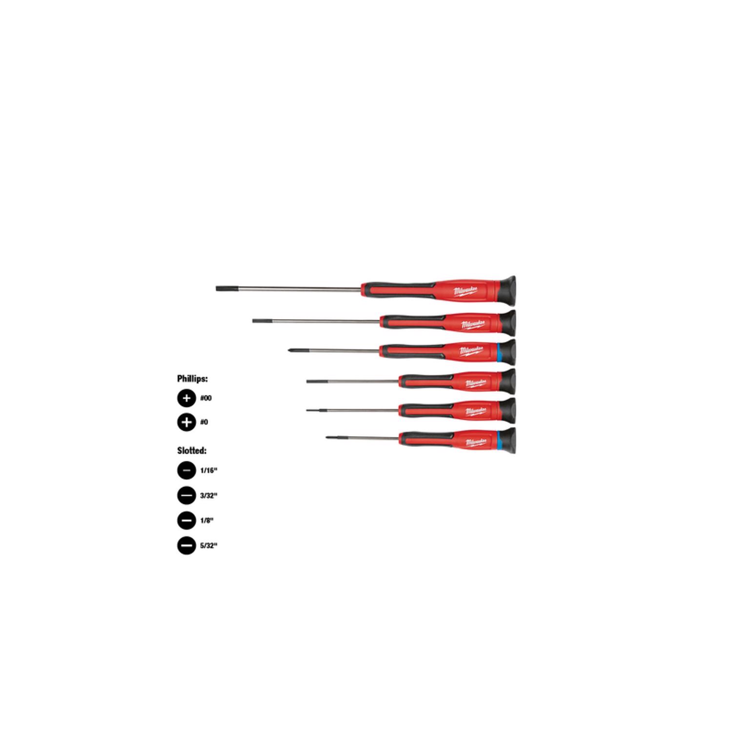 MW Assorted Multi-Blade Precision Screwdriver Set 6.0 in.