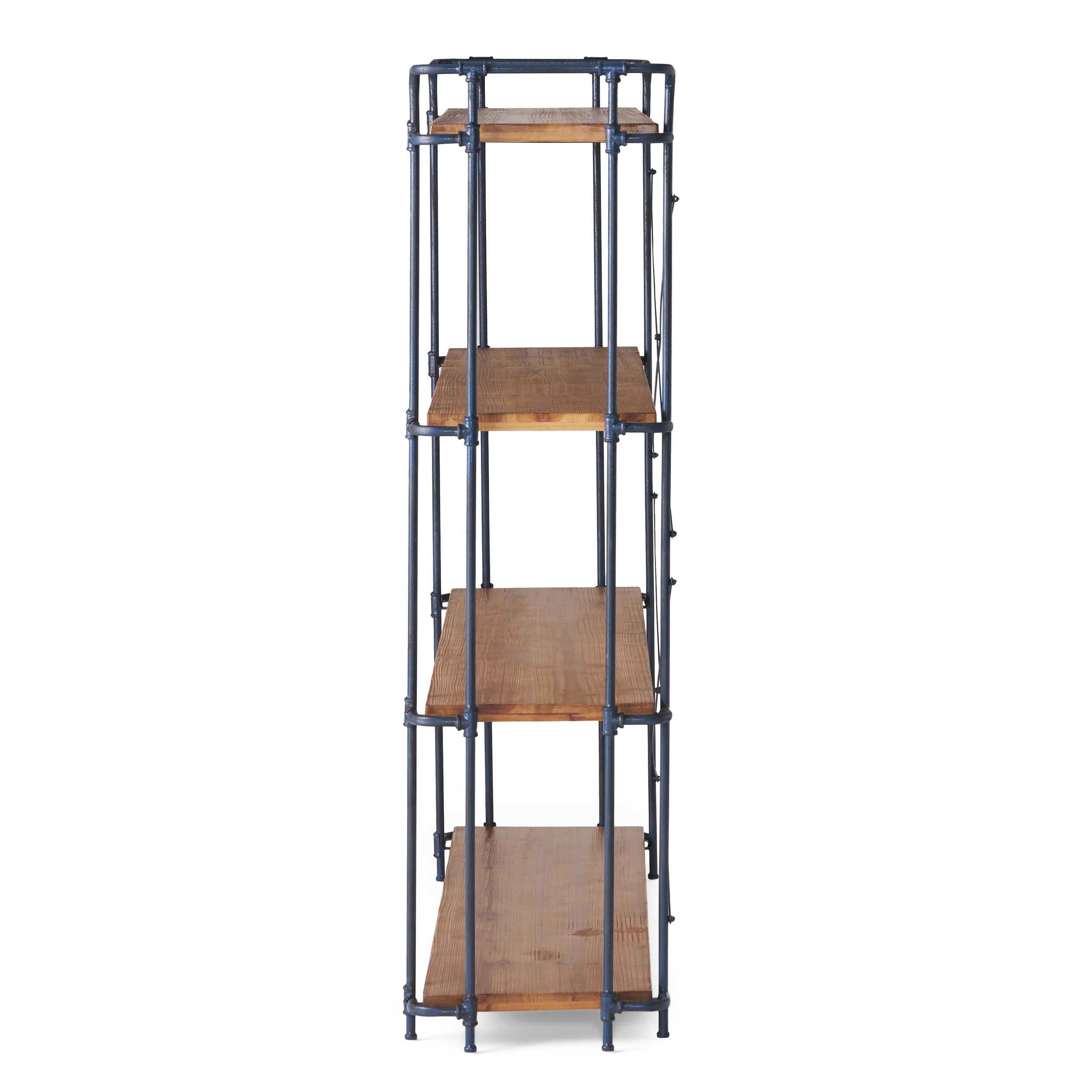 Mercia Industrial Pipe Design 4 Shelf Etagere Bookcase