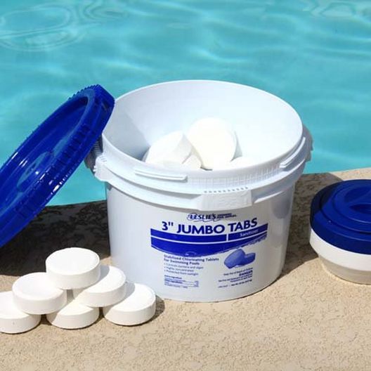 Leslie’s – 3 in. Jumbo Chlorine Pool Tabs – 20 lbs. Bucket