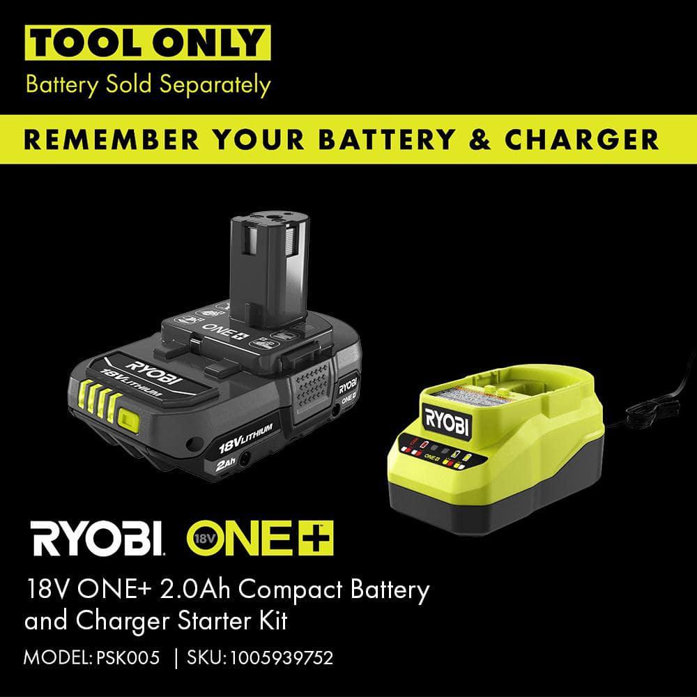 RYOBI ONE HP 18V Brushless Whisper Series 8 in Cordless Battery Pole Saw