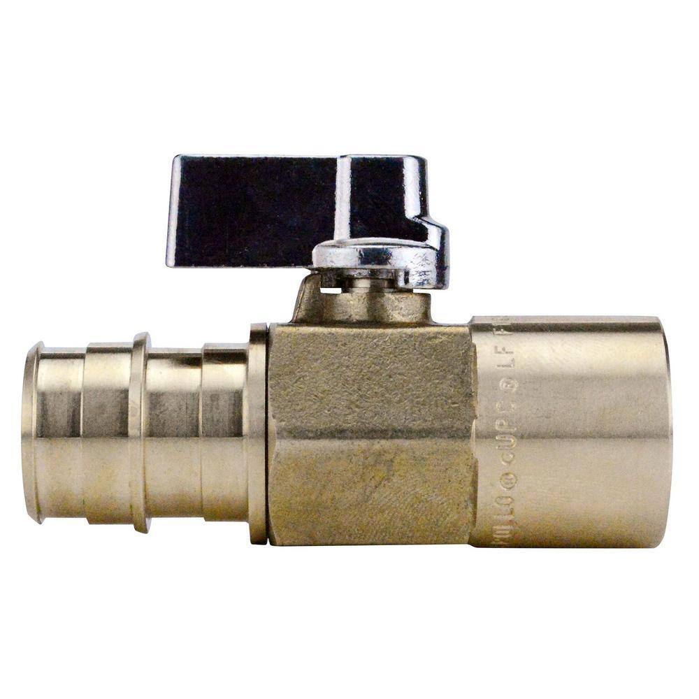 Apollo 34 in. Brass PEX-A Barb x 34 in. Solder Ball Valve EPXV34S