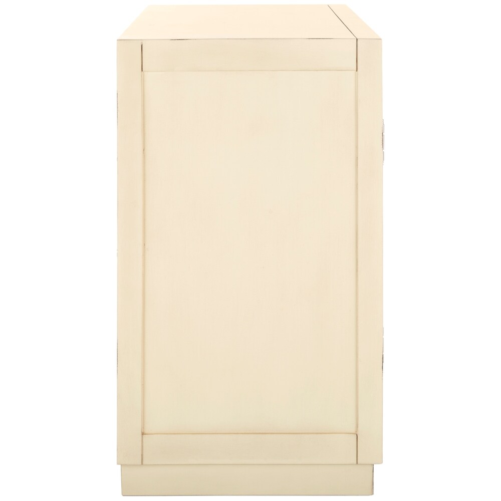 SAFAVIEH Kaia 2 Door Beige Storage Chest