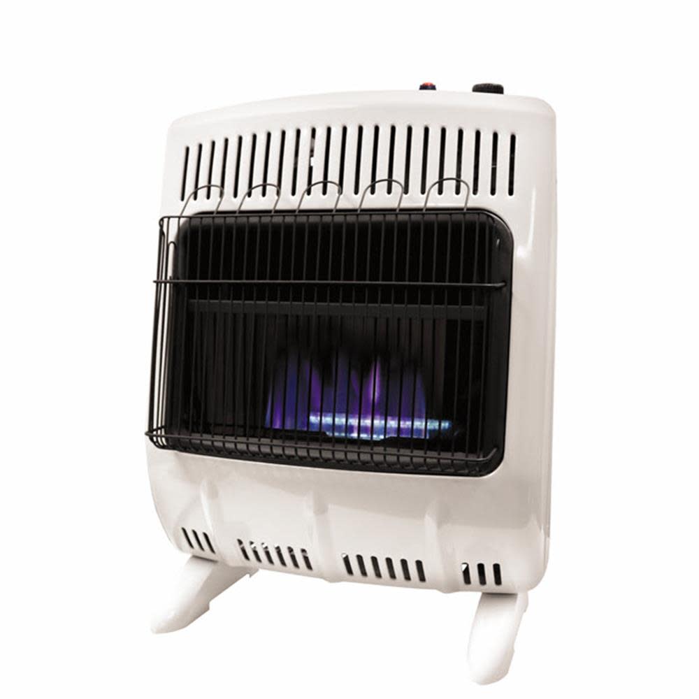 20，000 BTU Vent Free Blue Flame Dual Fuel Heater ;